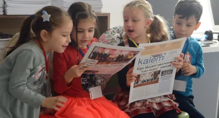 Anaokulu öğrencilerinden EGEMM’e anlamlı ziyaret