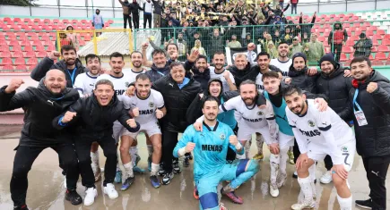 Menemen FK, zorlu deplasmandan galip gelerek ayrıldı