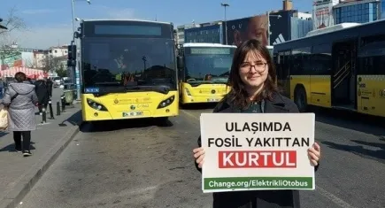 Temiz gelecek için adım at… Elektrikli otobüse geç!
