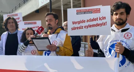 Hekim eyleminde dokuzuncu hafta… Aile Hekimliği Çalışanları Vergide Adalet İstiyor!