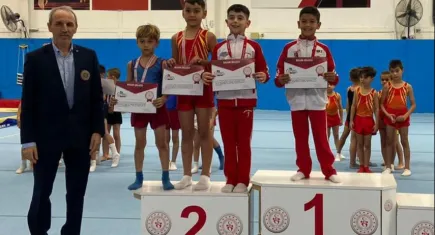 Göztepe Cimnastik madalyaları topladı