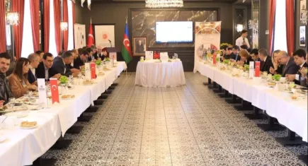 Ege Üniversitesi gastronomi ekibi Gence’de Ege Mutfağını tanıttı
