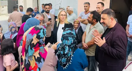 Çankırı ve Baştaş'tan Onat Tüneli mağdurlarına ziyaret