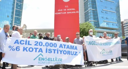 Engellilerden EKPSS’de yüzde 6 kota artışı talebi