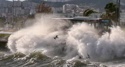 Meteoroloji uyardı: İzmir’de fırtına bekleniyor