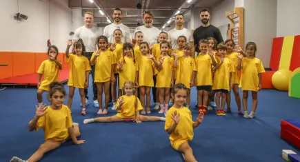 Göztepeli minikler cimnastik ile büyüyor