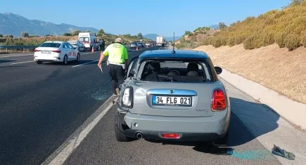 Manisa'da kaza: Otomobilinden inen sürücüye tır çarptı