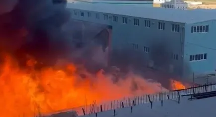 Tekirdağ'da kimya fabrikasında dev yangın!