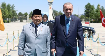 Cumhurbaşkanı Erdoğan, Prabowo Subianto ile görüştü