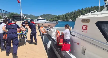 Sahil Güvenlikten Marmaris ve Fethiye’de 3 tıbbi tahliye