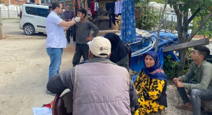 Düzce’de mevsimlik tarım işçilerine sağlık taraması