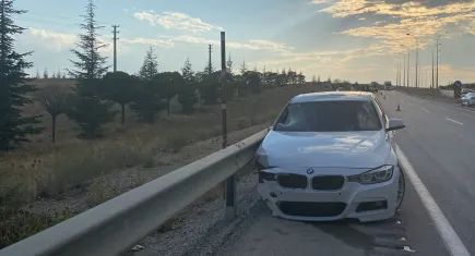 Konya'da kazadan sağ çıkan sürücünün yakasını ölüm bırakmadı
