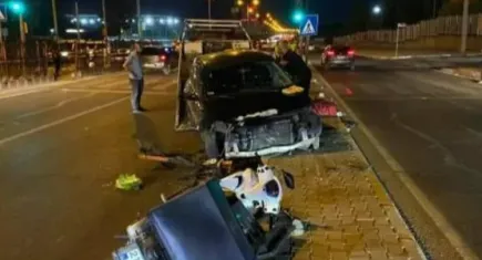 Alkollü sürücü kuryeyi canından etti