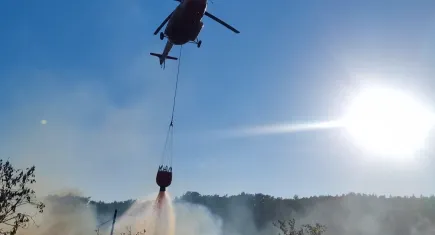 Çanakkale’de ziraat alanındaki yangın kontrol altına alındı