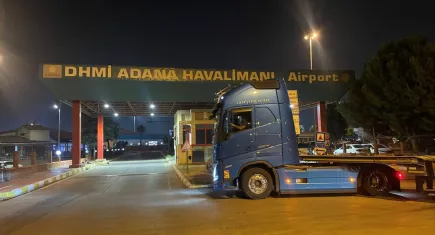Adana Havalimanı'nda taşıma operasyonu başladı