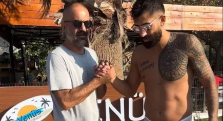 Kerem Demirbay tatilde