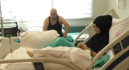 Mangalı harlatmak isterken kendini ve eşini yaktı!