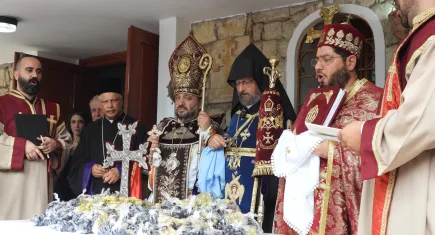 Ermeni köyünde 'Meryem Ana' ayini yapıldı
