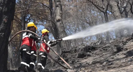 Başkan Pehlivandan yangında emeği geçen personellere teşekkür