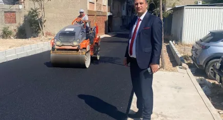 Bornova’da o duvar yıkıldı sokak caddeye açıldı