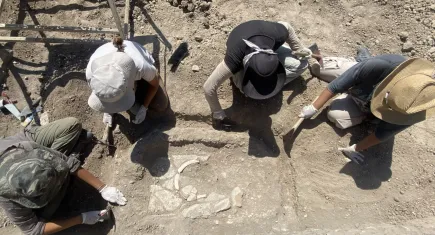 Çanakkale'de 1700 yıllık mezar bulundu!