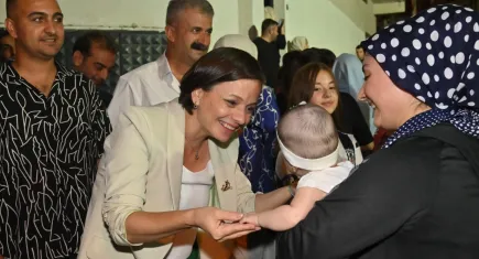 Karabağların çocukları doyasıya eğlendi