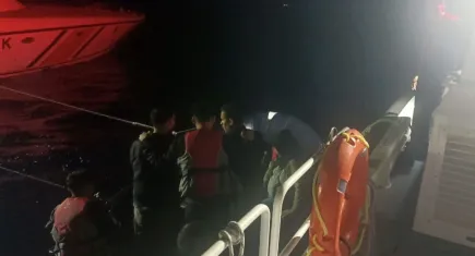 Çanakkale'de düzensiz göçmenler kurtarıldı