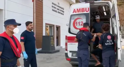 Muğla'da vatandaş teknede yaralandı