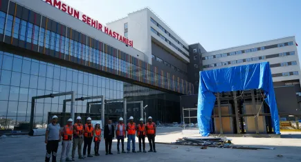 Samsun Şehir Hastanesi'nin birçok alanı hizmete hazır