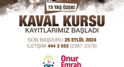 Çiğli Belediyesi’nden ücretsiz kaval kursu