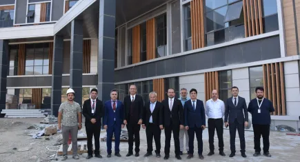 75 yataklı Çine Devlet Hastanesi inşaatında sona yaklaşıldı