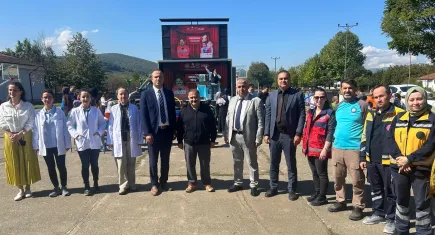 Özel öğrenciler UMKE ve ambulansları tanıdı