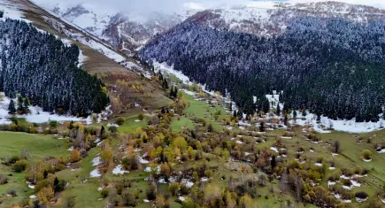 Artvin’de sonbahar manzarası