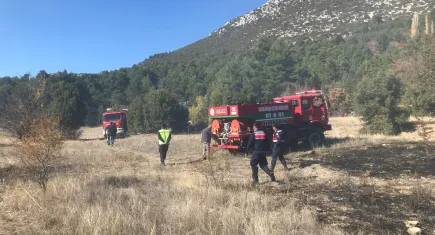 Antalya'da korkutan yangın