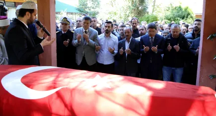 Bartın'da göçükte hayatını kaybeden madenci için son veda