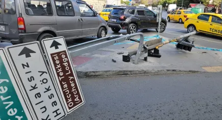 İstanbul’da faciaya ramak kala: Açık unutulan vinç elektrik tellerini kopardı