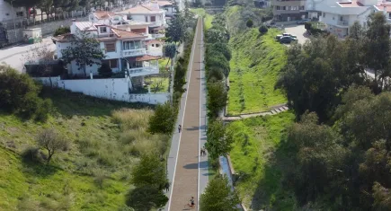 Güzelbahçe’de bisiklet yolu çalışmaları başladı