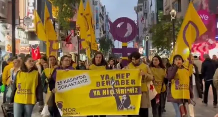 İzmir Mor Dayanışma’dan mesaj var: 25 Kasım’da sokağa