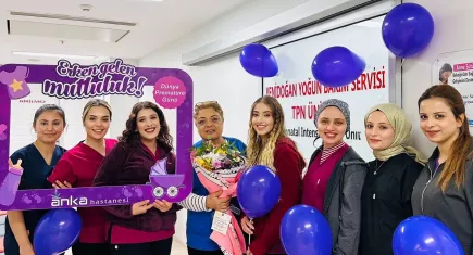 Hastanede dünya prematüre günü kutlaması yapıldı