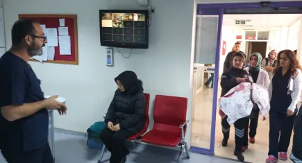 Hastanede acil durum tatbikatları gerçekleştirildi