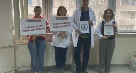 Sağlık emekçileri: Yoksulluk sınırının üstünde bir gelir talep ediyoruz