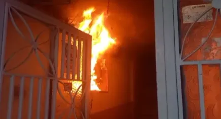 Elektrik panosunda korkutan yangın