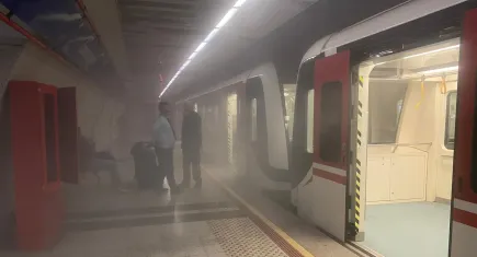 İzmir Metro’da yangının ardından seferler normale döndü
