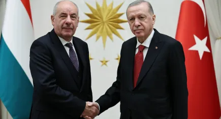 Cumhurbaşkanı Erdoğan, Macaristan Cumhurbaşkanı Sulyok ile görüştü