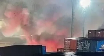 Ambarlı Limanı’ndan korkutan yangın