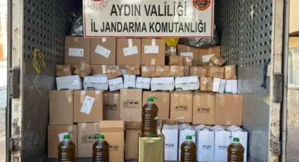 Piyasa değeri 2 milyon lira: Aydın’da 7 ton tağşiş yağ ele geçirildi