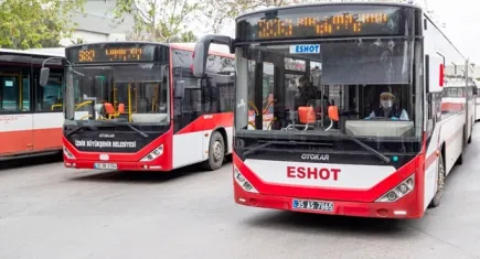 Yol çöktü... ESHOT'un güzergahı değişti