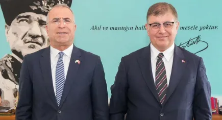 Tugay’dan, Işık’a ziyaret: İzmir ve Gaziemir’in projeleri görüşüldü