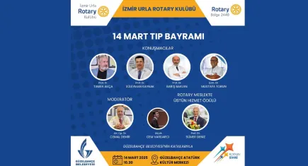 Güzelbahçe’de 14 Mart Tıp Bayramı uzmanlarla konuşulacak