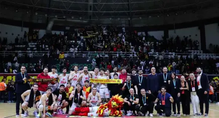 Göztepe basketbolda 6'lı finale kaldı 